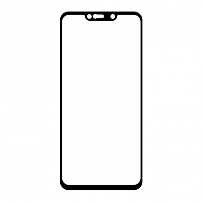 Защитное стекло для HUAWEI Mate 20 Lite Full Glue (0.3 мм, 2.5D, чёрное)-2