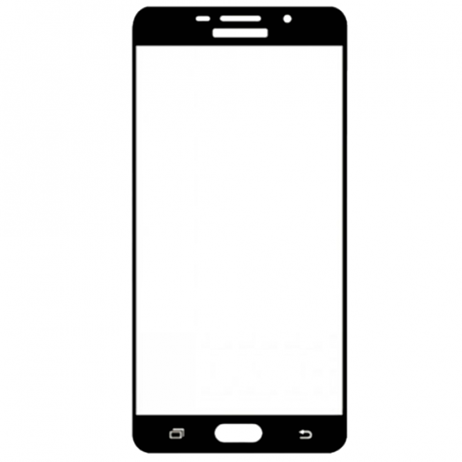 Захисне скло для SAMSUNG A310 Galaxy A3 (2016) Full Glue (0.3 мм, 2.5D, чорне)-1
