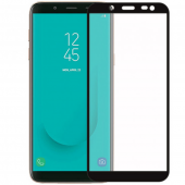 Защитное стекло для SAMSUNG J415 Galaxy J4 Plus (2018) Full Glue (0.3 мм, 2.5D, чёрное)