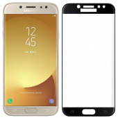 Захисне скло для SAMSUNG J730 Galaxy J7 (2017) Full Glue (0.3 мм, 2.5D, чорне)