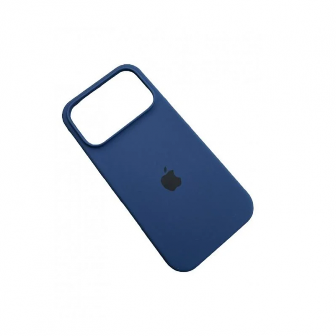 Силиконовый чехол для iPhone 17 Pro Blue FULL-1