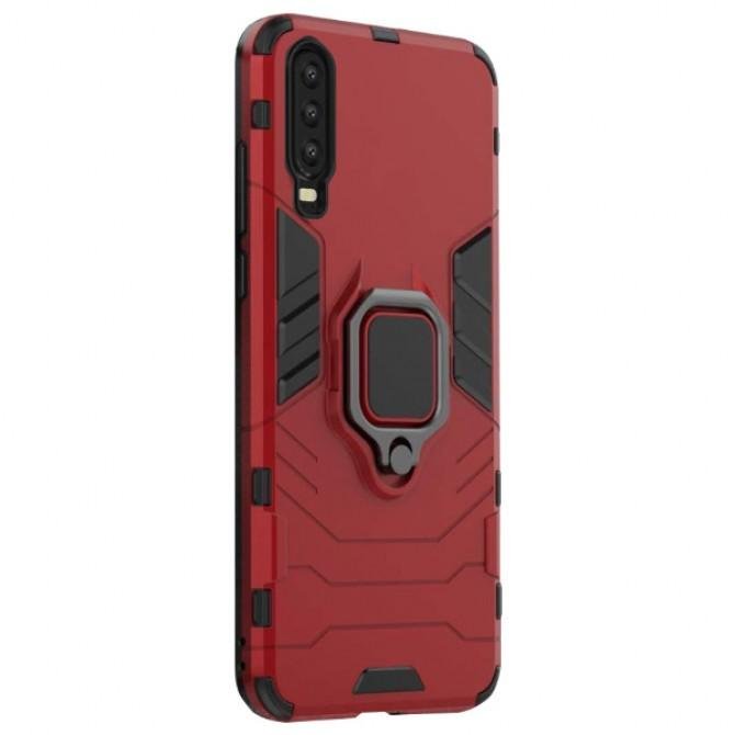 Чехол HONOR Hard Defence Series Samsung A705 Galaxy A70 2019 Red (with magnet)-1