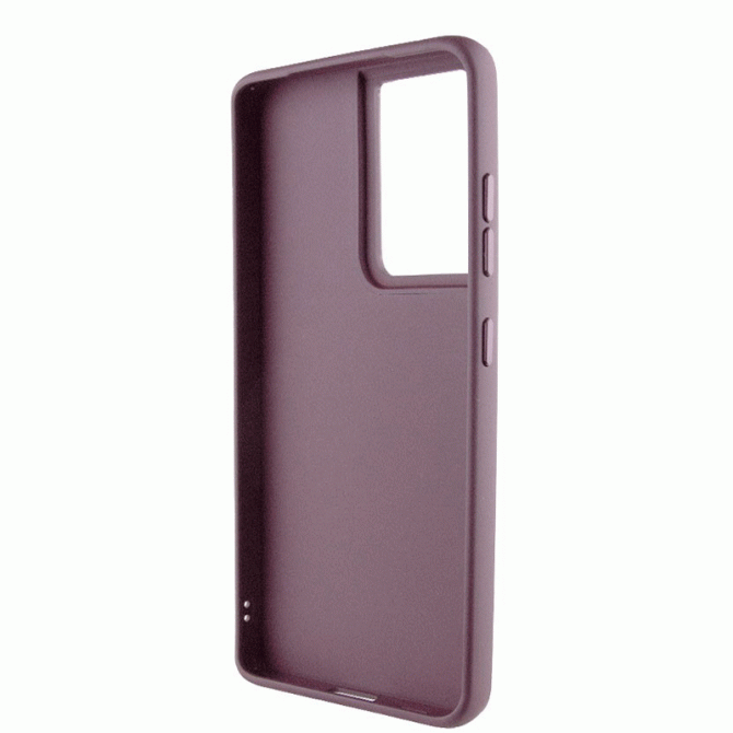 TPU чохол Bonbon Metal Style with MagSafe для Samsung Galaxy S24 Ultra Бордовий-1