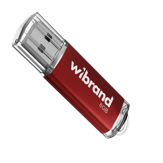 Флеш пам'ять Wibrand USB 2.0 8Gb Cougar Червоний
