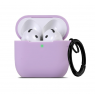 Силіконовий U-Like  Protective Case For Airpods 4 Microfibre Purple