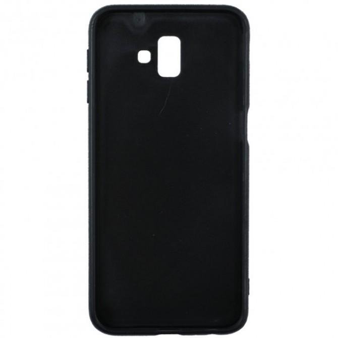 Чохол TPU Gradient HELLO Glass для Samsung A6 Plus Рожевий-1