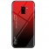 Чехол TPU Gradient HELLO Glass для Samsung A8 Красный