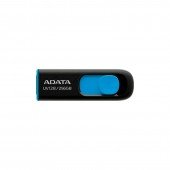 Накопичувач ADATA USB 256Gb UV128 Black/Blue USB 3.2 Накопичувач ADATA USB 256Gb UV128 Black/Blue USB 3.2