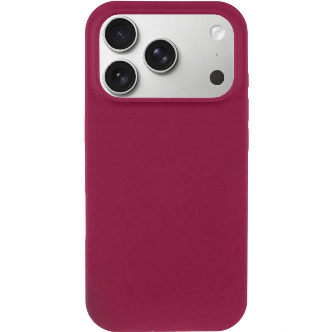 Силіконовий чохол для iPhone 17 Pro Max Maroon FULL (NO LOGO)