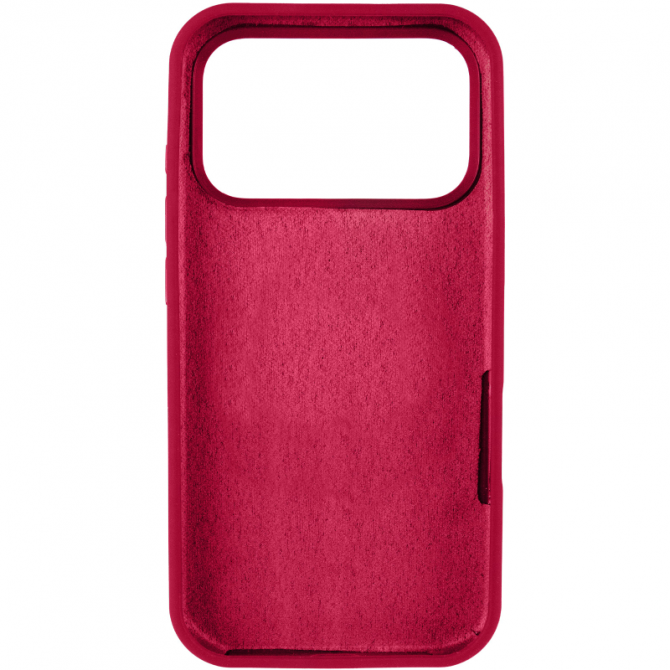Силіконовий чохол для iPhone 17 Pro Max Maroon FULL (NO LOGO)-2