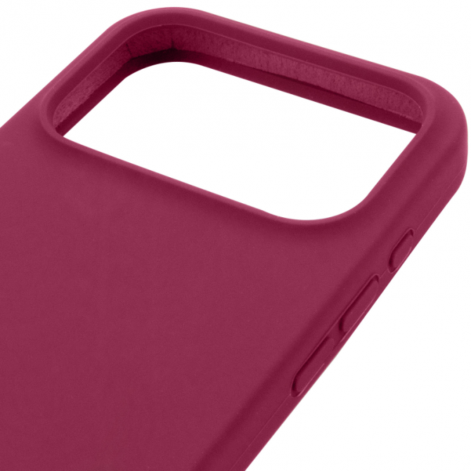Силіконовий чохол для iPhone 17 Pro Max Maroon FULL (NO LOGO)-3