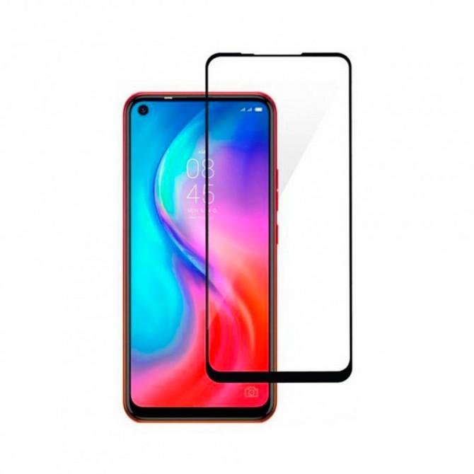 Защитное стекло для TECNO Spark 5 Full Glue (0.25 мм, 2.5D, черное) ЛЮКС