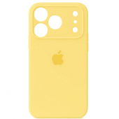Силіконовий чохол для iPhone 17 Pro Max Yellow FULL