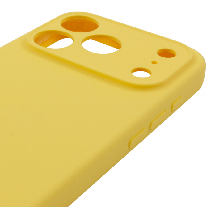 Силіконовий чохол для iPhone 17 Pro Max Yellow FULL-3
