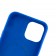 Оригінальний силіконовий чохол для iPhone 12 /12 Pro Яскраво Синій FULL
