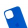 Оригінальний силіконовий чохол для iPhone 12 /12 Pro Яскраво Синій FULL