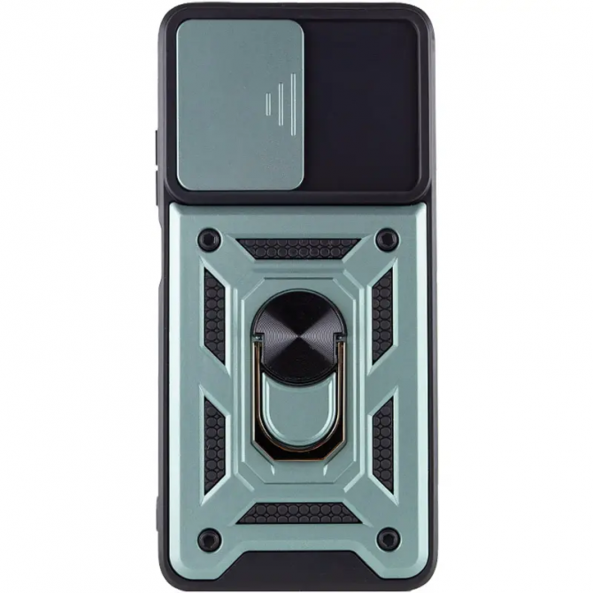 Чехол HONOR Hard Defence Series Samsung A576 Galaxy A57 5G Green (with Camshield and magnet)-1