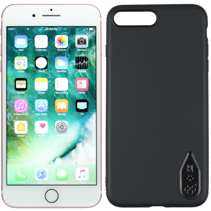 Чехол TOTU Design Poker series для iPhone 7/8 Plus Q-Чёрный