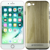 Чехол TOTU Design Wood series для iPhone 7/8 Gold