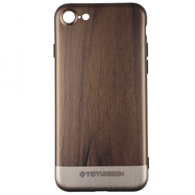 Чохол TOTU Design Wood series для iPhone 7/8 Рожеве Золото-1