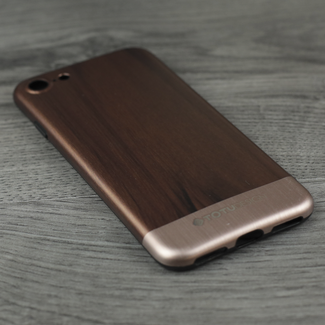 Чохол TOTU Design Wood series для iPhone 7/8 Рожеве Золото-3