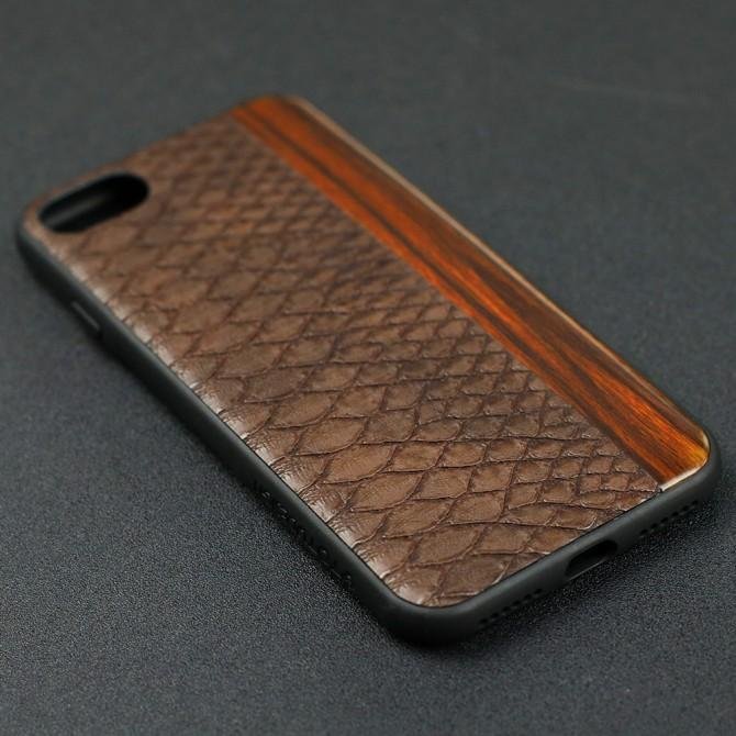 Чехол TOTU Design Jazz series Python pattern version для iPhone 7/8 Brown-3