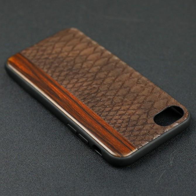 Чехол TOTU Design Jazz series Python pattern version для iPhone 7/8 Brown-4