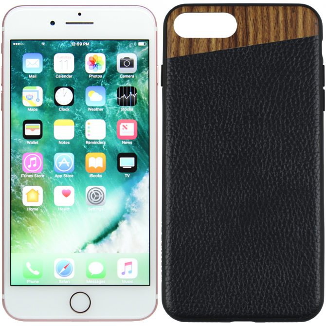 Чехол TOTU Design Jazz series genuine leather version для iPhone 7/8 Plus Dark Blue