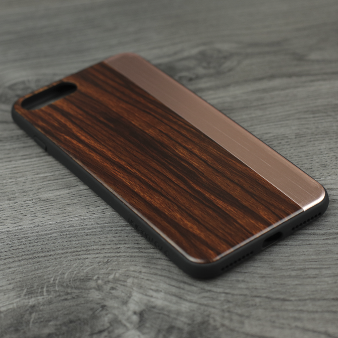 Чохол TOTU Design Jazz series straight grainy version для iPhone 7/8 Plus Рожеве Золото-3