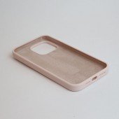 Оригінальний силіконовий чохол для iPhone 15 Pro Chalk Pink FULL Оригінальний силіконовий чохол для iPhone 15 Pro Chalk Pink FULL