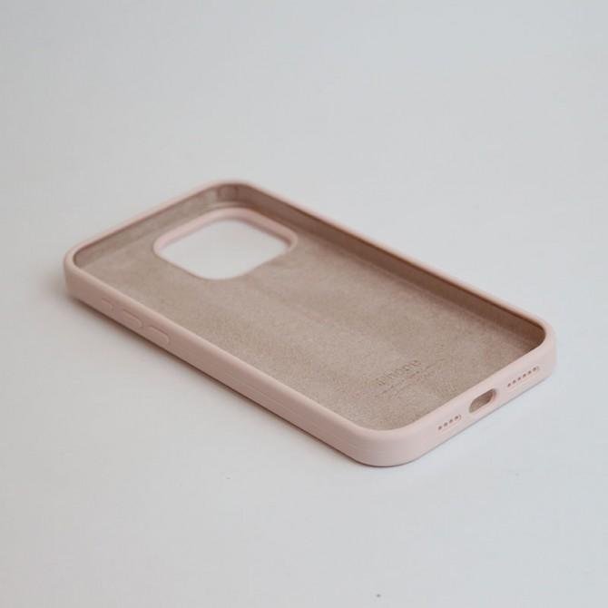 Оригінальний силіконовий чохол для iPhone 15 Pro Chalk Pink FULL-2