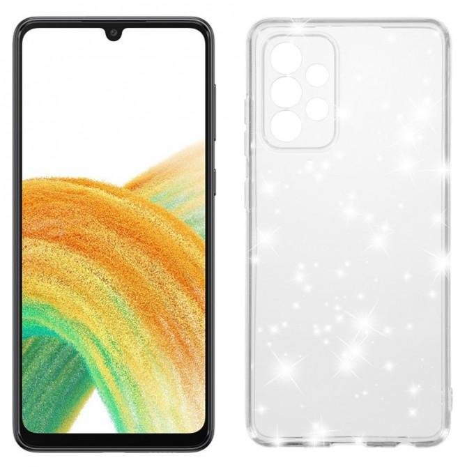 Накладка Molan Cano Jelly Sparkle для Samsung A336 Galaxy A33 Прозорий