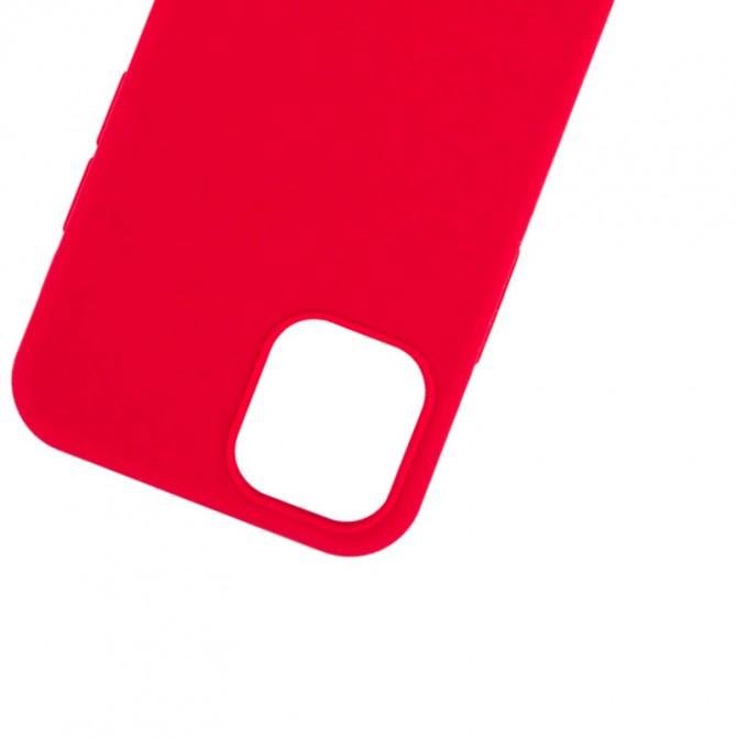 Оригинальный силиконовый чехол для iPhone 11 Красный FULL (без лого)-2