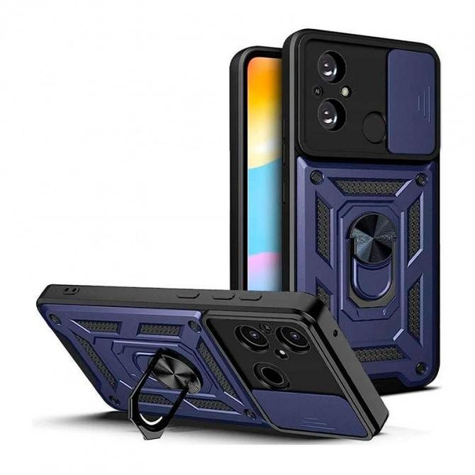 Чехол HONOR Hard Defence Series Xiaomi Redmi 12C Blue (with Camshield and magnet)