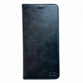 Чохол-книжка Lines Leather for Xiaomi Redmi Note 14 Pro 4G Black