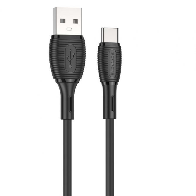 Кабель USB Cable Borofone BX86 Advantage Type-C 3A 1m Black-2