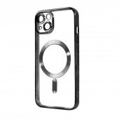 Силіконовий чохол SHINING with MagSafe для iPhone 13 Чорний Силіконовий чохол SHINING with MagSafe для iPhone 13 Чорний