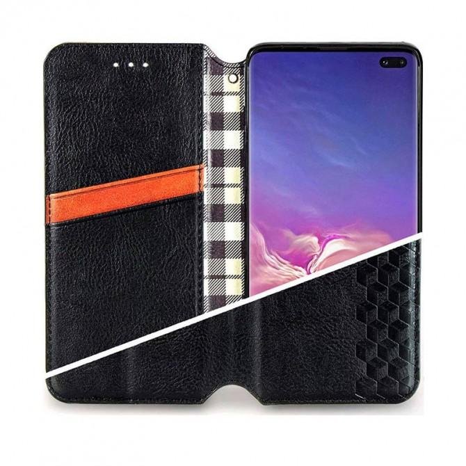 Чехол-книжка GETMAN Cubic for Xiaomi Redmi Note 9/Redmi 10X Black-1