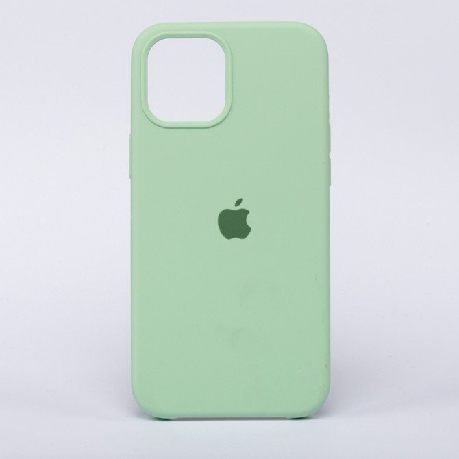 Оригінальний силіконовий чохол для iPhone 13 Світло Зелений FULL