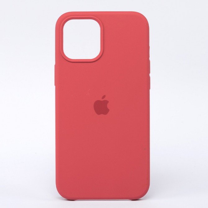 Оригинальный силиконовый чехол для iPhone 13 mini Вишневый