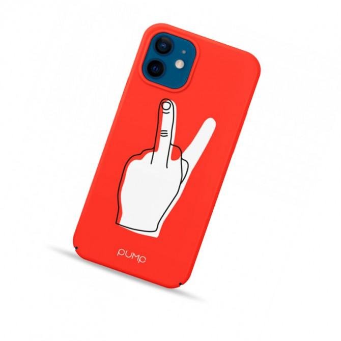 Чехол Pump Tender Touch Case for iPhone 12 mini V for Middle Finger-2