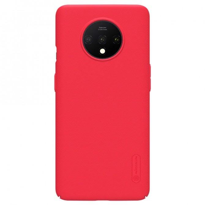 Чехол NILLKIN Super Frosted Shield для OnePlus 7T Red-1
