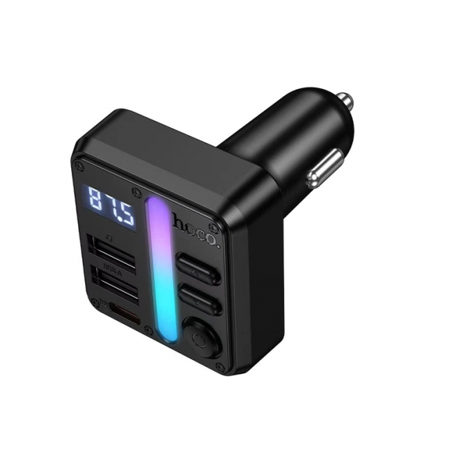 ФМ модулятор Hoco E89 Libre 45W Black-1