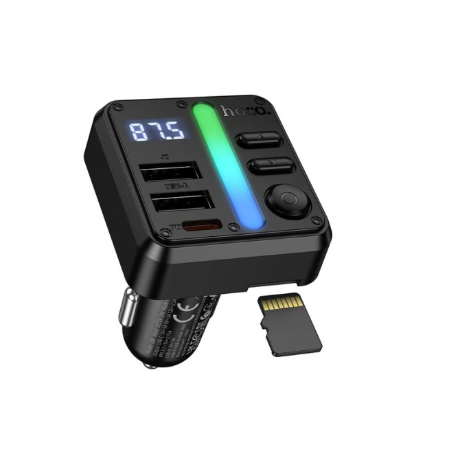 ФМ модулятор Hoco E89 Libre 45W Black-2