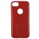 Чохол Silicone 3in1 Блискітки для iPhone 7 Червоний