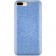 Чохол Silicone 3in1 Блискітки для iPhone 7+ Синій