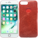 Чохол Silicone 3in1 Блискітки для iPhone 7+ Червоний