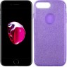 Чехол Silicone 3in1 Блёстки для iPhone 7+ Violet