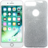 Чохол Silicone 3in1 Блискітки для iPhone 7+ Білий