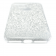 Чохол Silicone 3in1 Блискітки для iPhone 7+ Білий